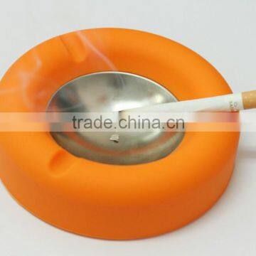 Branded With Tin Box Initials and Metal Insert Silicone Monogrammed Ashtray photo-4