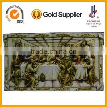 Resin Wall Plaque Last Supper Sculpture Christmas Home Decoration photo-2