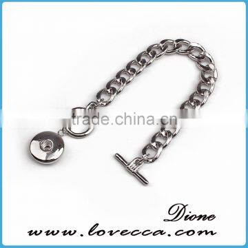 2016 New Designs Snap Jewelry Fashion Chain Design Snap Button Bracelet photo-3