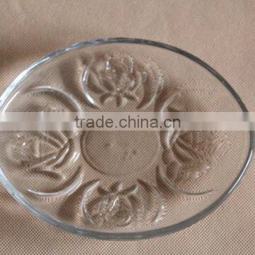 Glass Plate/Glass Dinner Plates/wholesale Clear Glass Plates
