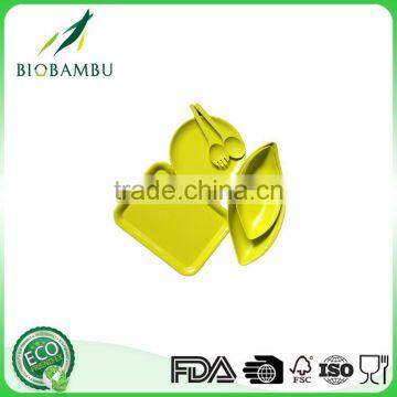 Reusable Wholesale Biodegradable Bamboo Fiber Plate