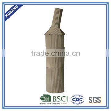 Modern Poly Resin Ripped Wine Bottle Shape Vase photo-3