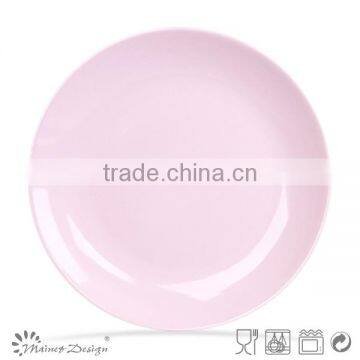 Color Glazed Cheap Ceramic Dinner Plates Shinny Finish Plate and Plate Factory photo-4