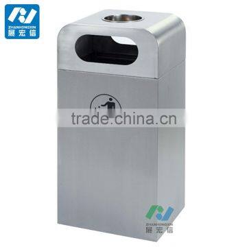 Shopping Mall Stainless Steel Waste Rubbish Bin photo-5