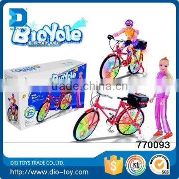 2016 trending products bo plastic toy bike with lights and music