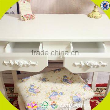 2017 New Design Wooden Table and Chair Set Solid Wooden Table and Chairs Bedroom Furniture Wooden Table and Chair Set W08G191 photo-2