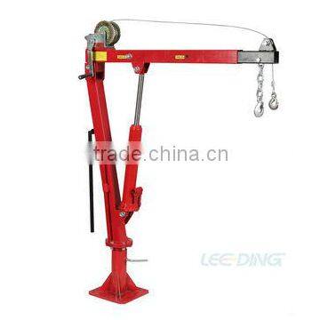 2000lb hydraulic 360 degree swivel foldable pick up truck mounted crane
