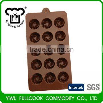 Mini Lovely Chocolate Cookie Silicone Biscuit Mold Flower Shape photo-2