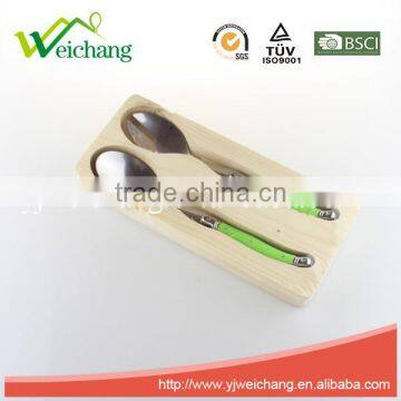 WCJ841 Wholesale Cheese Tools 3 Pcs Different Shape Cheese Knife Set photo-2