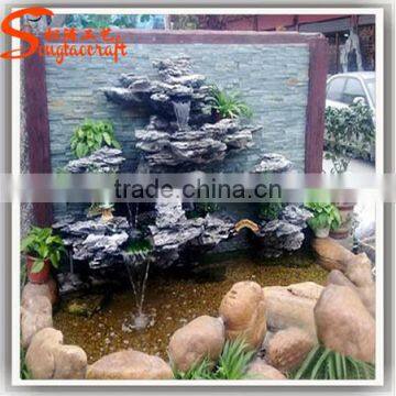 Hot Sale Stylized All Kinds of Garden Wall Fountain Indoor Artificial Waterfall Fountain photo-3