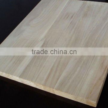 heze kaixin paulownia edge glued /strip wood ceiling