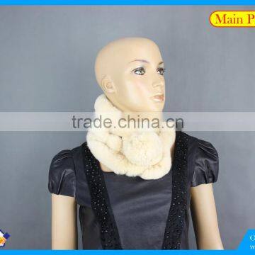 High Quality Knitted Rex-Rabbit Scarf photo-2