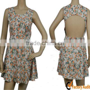 hot sale print summer dress