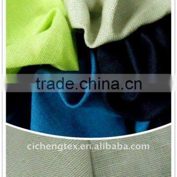 55%linen 45%cotton shirt/pants cheap linen cotton fabric