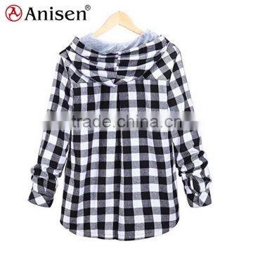 Wholesale China Fleece Women Plaids Jacket photo-4