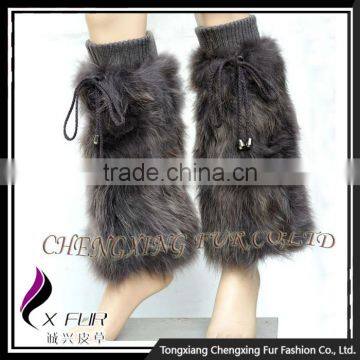 CX-A-29B Winter Genuine Raccoon Fur Leg Warmer Wholesale photo-3