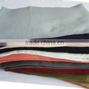 Fashion popular lady men unisex soft viscose winter solid plain fleece scarf