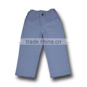 wholesale grey casual kids pants with elastic waist