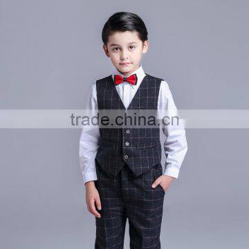 Fashion Kids Wedding Suits Formal Black Suits for Boys photo-5
