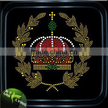 Latest Rhinetone Transfer Crown Motifs ,fashion Strass Transfers
