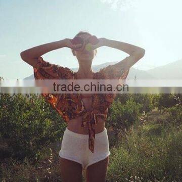 Runwaylover 4956 Hot Sale New Design Crochet Sexy Summer Beach Shorts photo-4