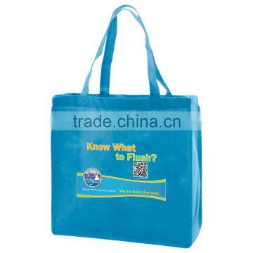 Standard Non-woven Tote Bag - Features Stitched Seams, Reinforced Handles, Side and Bottom Gussets and Comes With Your Logo. photo-2