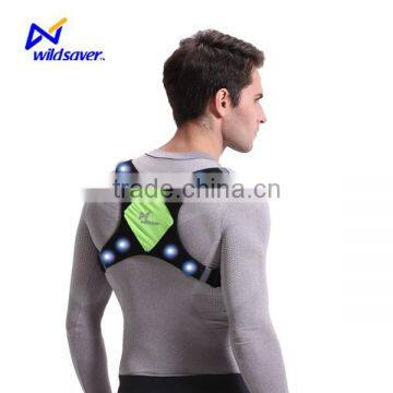 Outdoor safety Wildsaver led reflective sportswear men's designs