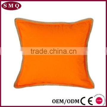 Block Colour Blank Plain Natural Linen Stretch Cushion Cover photo-2