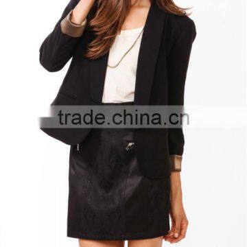 Lustrous Cuff Blazer