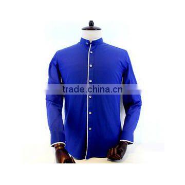 100% Cotton New Button Down Shirts ,fashion Pinstripe Long Sleeve Shirts for Men,OEM Service for Men's Shirts photo-5