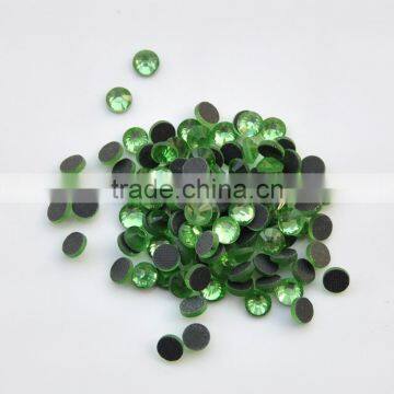 crystal fashion DMC hot fix stone shiny Garment Accessories for apparel in Peridot