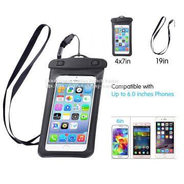 Eco-Friendly TPU Waterproof Dry Pouch Floating Waterproof Case IPhone Dry Bag With Air-Filled Frame Function photo-4