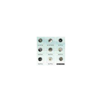 Natural Black-Lip Mother of Pearl (M.O.P.) Shell Buttons