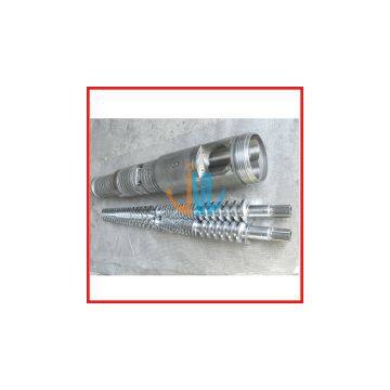 Conical Twin Screw Barrel for Plastic Processing Machine