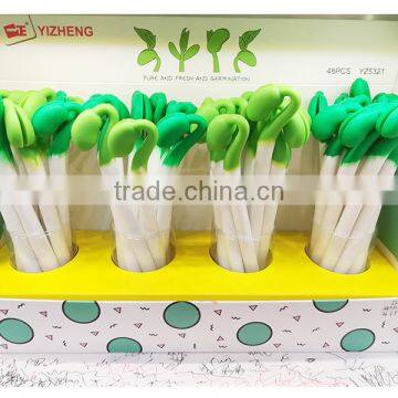 Creative Cute Novel Bean Sprout Shape Gel Pen Gift for School Kids photo-2