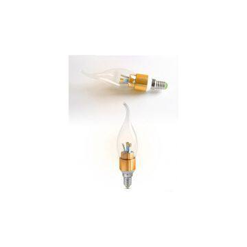 Popular Style Glass/ Milky Lamp Shade Transparent LED Candle Lamp photo-2