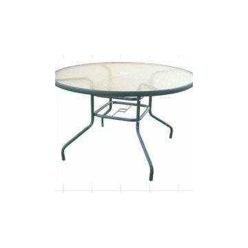 Glass Round Dining Table