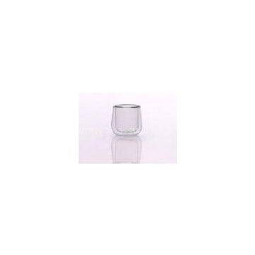 55ml Double Wall Borosilicate Glass Pyrex Glassware Heat Resisting
