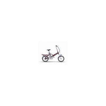 Small Foldable Electric Bicycle / E Bikes with 250W Brushless Motor and Lithium Battery 16 Inch