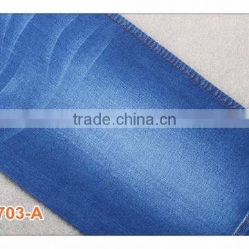 New Fashion Girls Indigo Blue 9 oz Slub Jeans Fabric photo-3