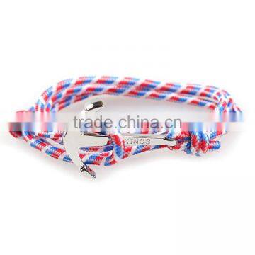 Rope Bracelet Men Beaded Anchor Wrist Band photo-4