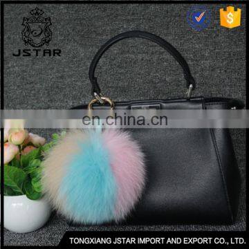 Various Styles Ball Charm Fluffy Luxury three colors Fox Fur Balls