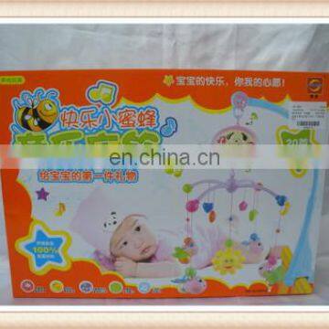 cute plastic baby bed bell