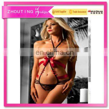 Wholesale Nude Women Wearing Hot Open Lingerie Sexy Teddy Wear