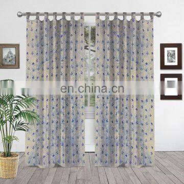 New Indian Handmade Hand-Block Printed Cotton Window Curtains Home Decor Balcony