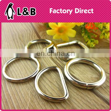 bag accessory iron wire buckle cheap round metal buckle for bag