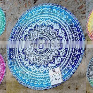 Mandala roundie beach throw beach towel hippie gypsy table cloth yoga mat wholesaler