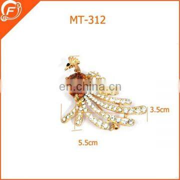 beautiful goose shaped safety pin brooches for wedding dress