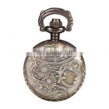 Wholesale Vintage Quartz Watch, Free Shipping Pocket Watch With Alloy Chain and Rabbit Header Wishing Bottle Pearls photo-4