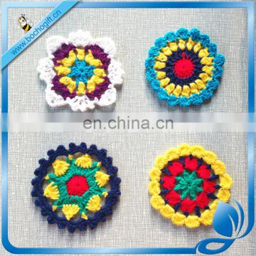 Handmade crochet Pure manual processing wool woven mat cup mat